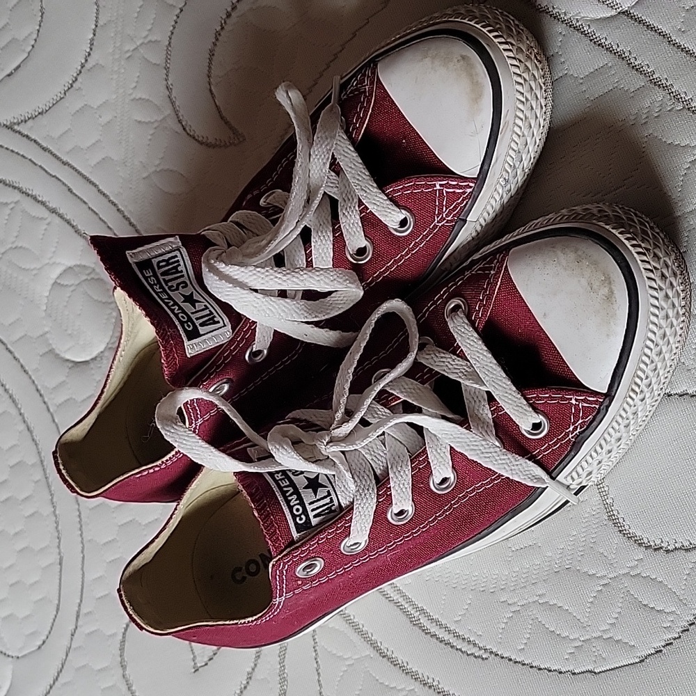 Maroon Converse